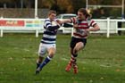 Tynedale's Greg illingworth attempts to break through the Rosslyn Park defence at Tynedale Park, Corbridge, Northumberland. Photo: David T. Hewitson/Sports for All Pics